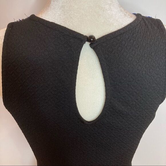 Charlotte Russe, Glam Beaded Neckline, Mesh Chest Cut Out, Keyhole Back, Medium - Picture 6 of 10